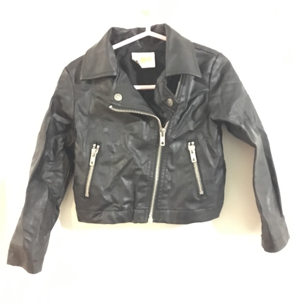 Crazy 8 kids leather jacket